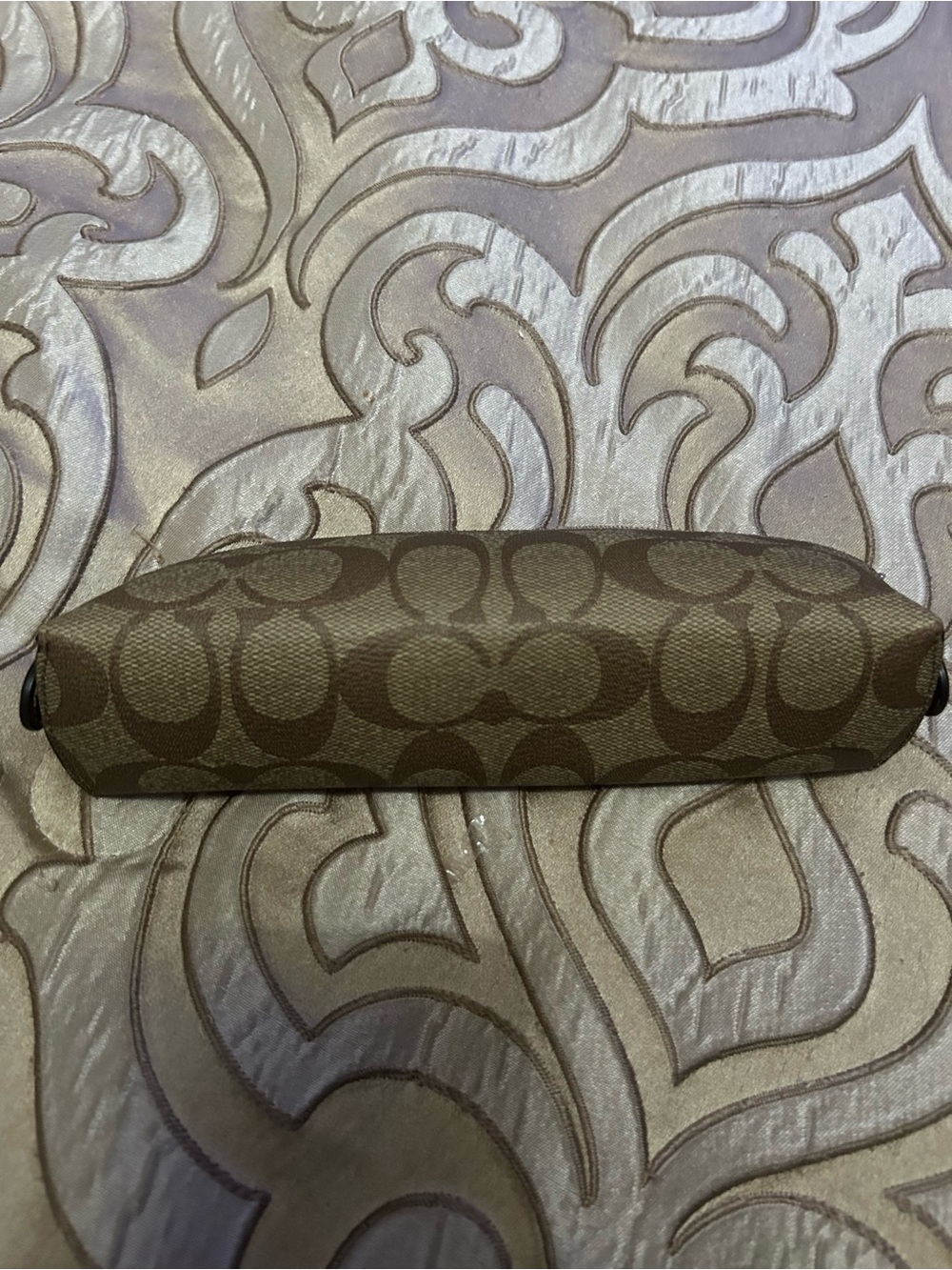 Coach Signature Brown Pattern pencil Case
